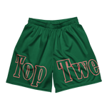Top Twelve Mesh Shorts (Pink and Green)