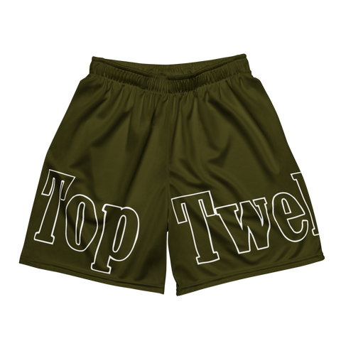 Top Twelve Mesh Shorts (Military Green)