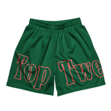 Top Twleve Mesh Shorts Pink n GReen light