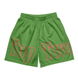 Top Twleve Mesh Shorts Pink n GReen light