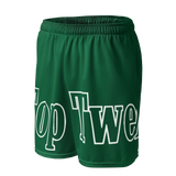 Pink n green Unisex mesh shorts