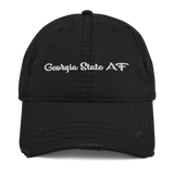 Georgia State AF Distressed Dad Hat